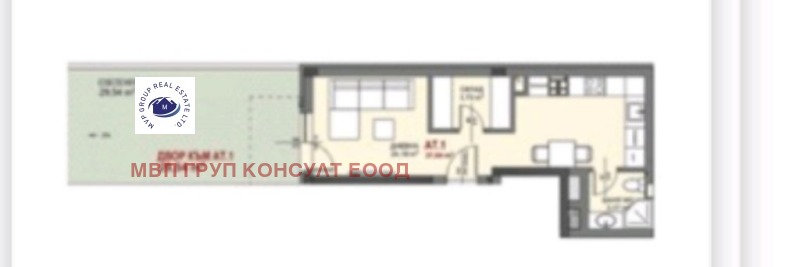 Satılık  Stüdyo Sofia , Ovça kupel , 77 metrekare | 70214540 - görüntü [4]