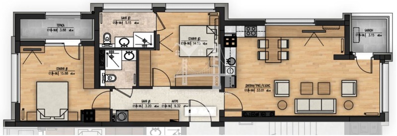 Продава  4-стаен град София , Младост 1А , 157 кв.м | 17401672 - изображение [2]