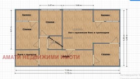 3 кімнатна Красна поляна 1, София 1