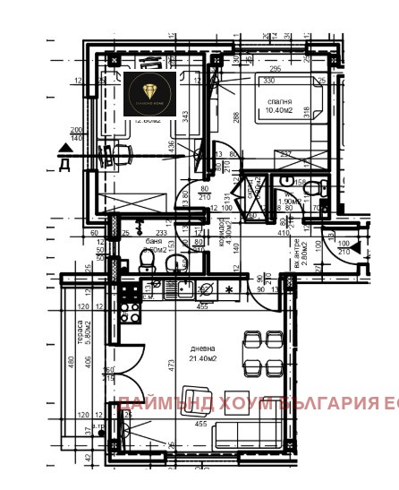 In vendita  2 camere da letto Plovdiv , Hristo Smirnenski , 92 mq | 47712992 - Immagine [2]