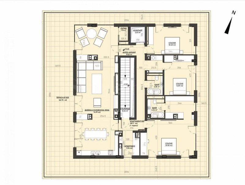 Продава 4-СТАЕН, гр. София, Бояна, снимка 3 - Апартаменти - 53274353