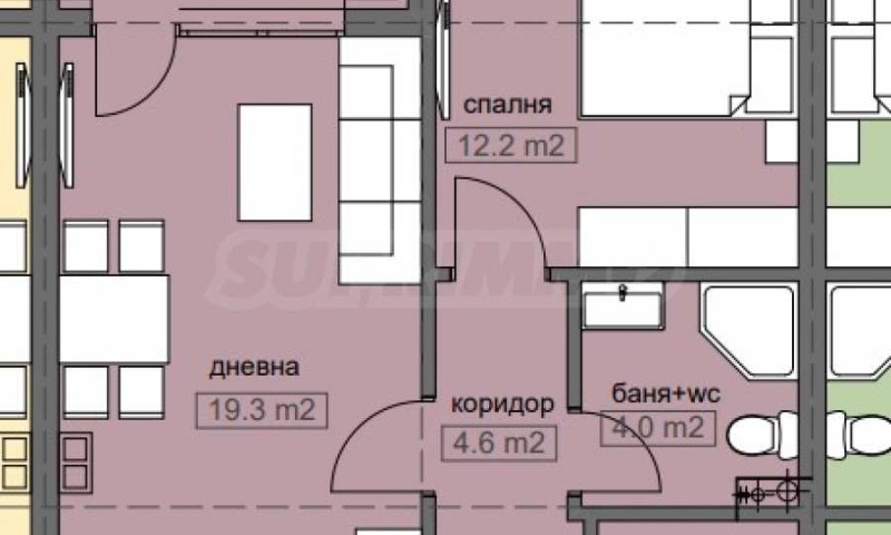 Til salgs  1 soverom region Burgas , Sozopol , 69 kvm | 25088441 - bilde [16]
