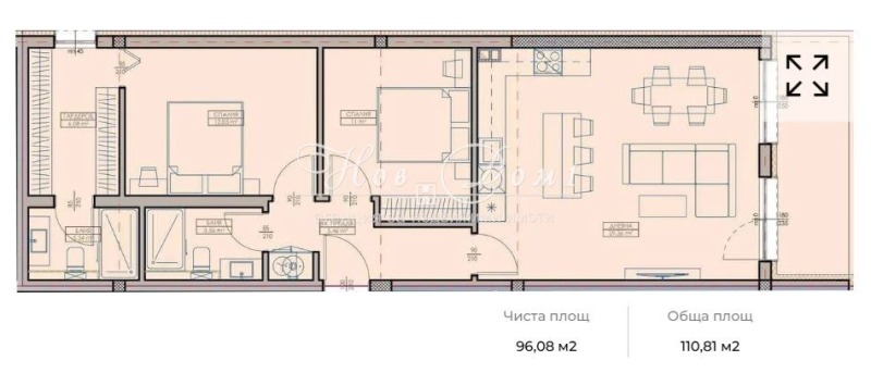 Продава 3-СТАЕН в град Варна, Възраждане 1 - 111 кв.м / 138 000 € » 269 904.54 лв., НОВ ДОМ 1
