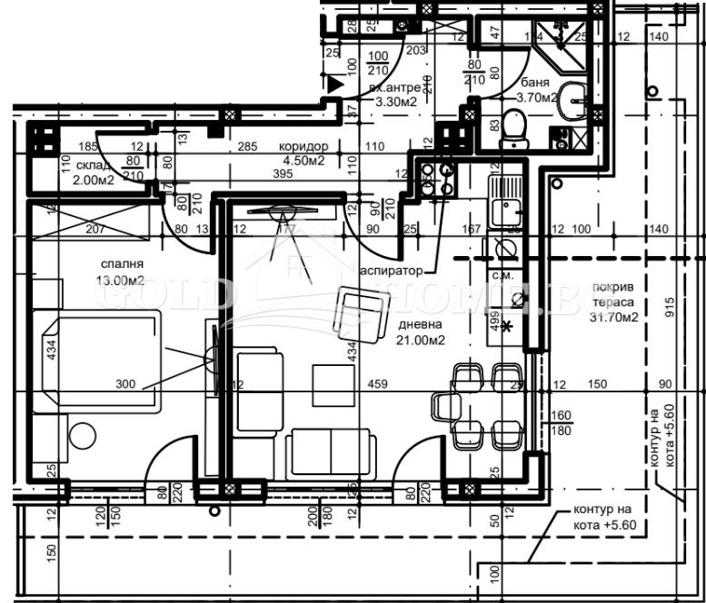 Продава 2-СТАЕН, гр. Пловдив, Беломорски, снимка 13 - Aпартаменти - 48686601