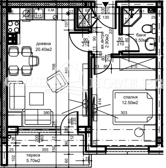 Продава 2-СТАЕН, гр. Пловдив, Беломорски, снимка 8 - Aпартаменти - 48686601