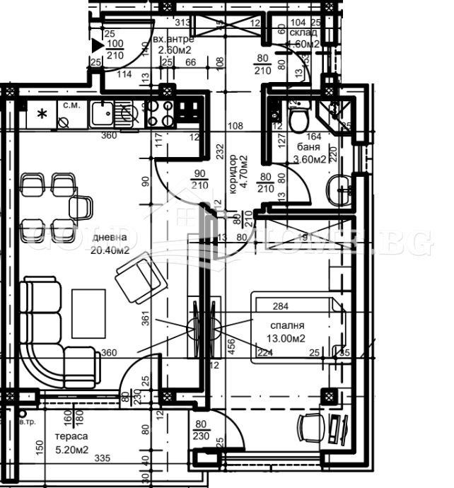 Продава 2-СТАЕН, гр. Пловдив, Беломорски, снимка 9 - Aпартаменти - 48686601