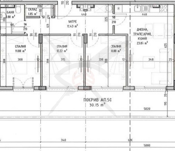 Продава 4-СТАЕН, гр. София, Малинова долина, снимка 1 - Aпартаменти - 47802474