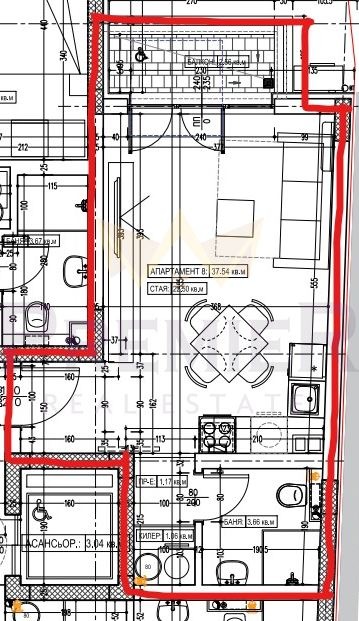 Продава 1-СТАЕН, гр. Варна, Колхозен пазар, снимка 2 - Апартаменти - 53678430