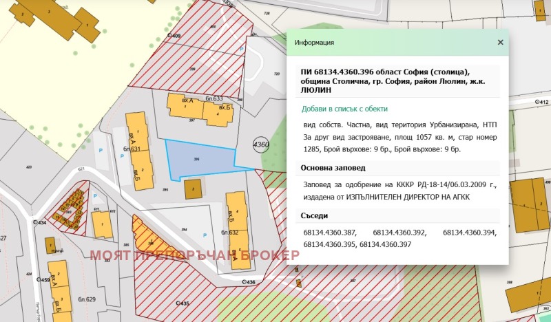 Продава ПАРЦЕЛ, гр. София, Люлин 6, снимка 5 - Парцели - 52827215
