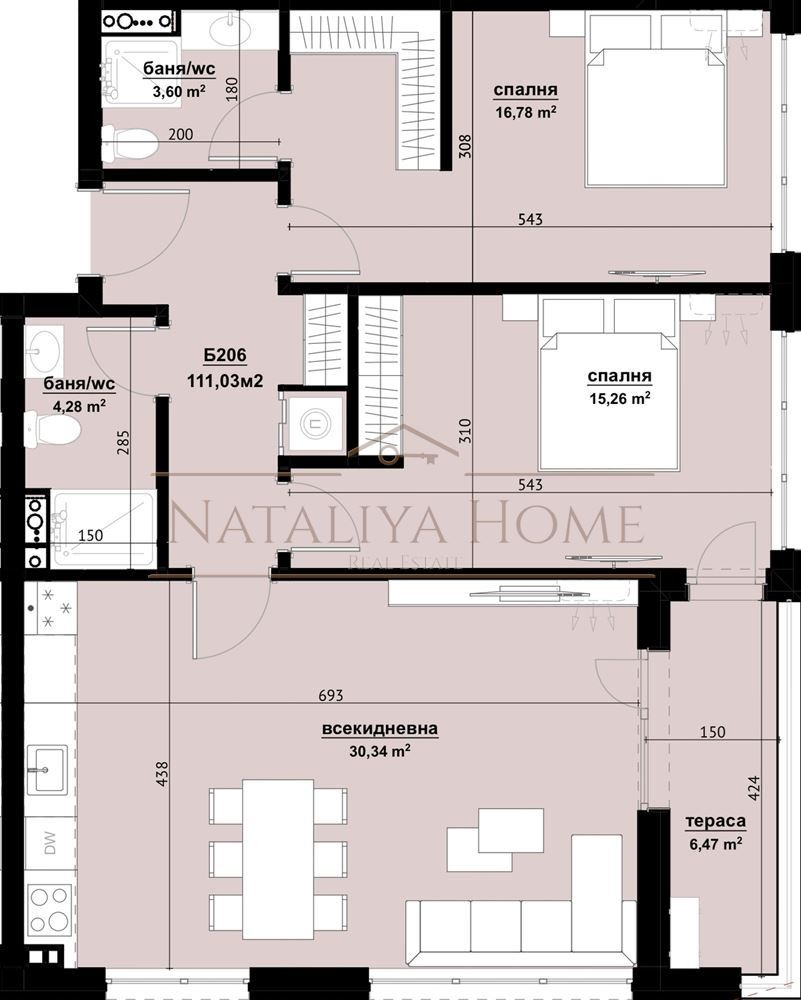 Продава 3-СТАЕН, гр. Бургас, област Бургас, снимка 2 - Апартаменти - 53693482