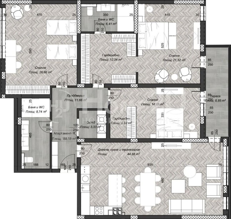 Продава 4-СТАЕН, гр. София, Център