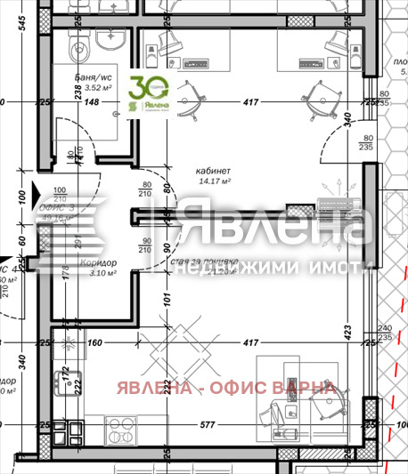 Продава ОФИС, гр. Варна, Младост 2, снимка 4 - Офиси - 54152840