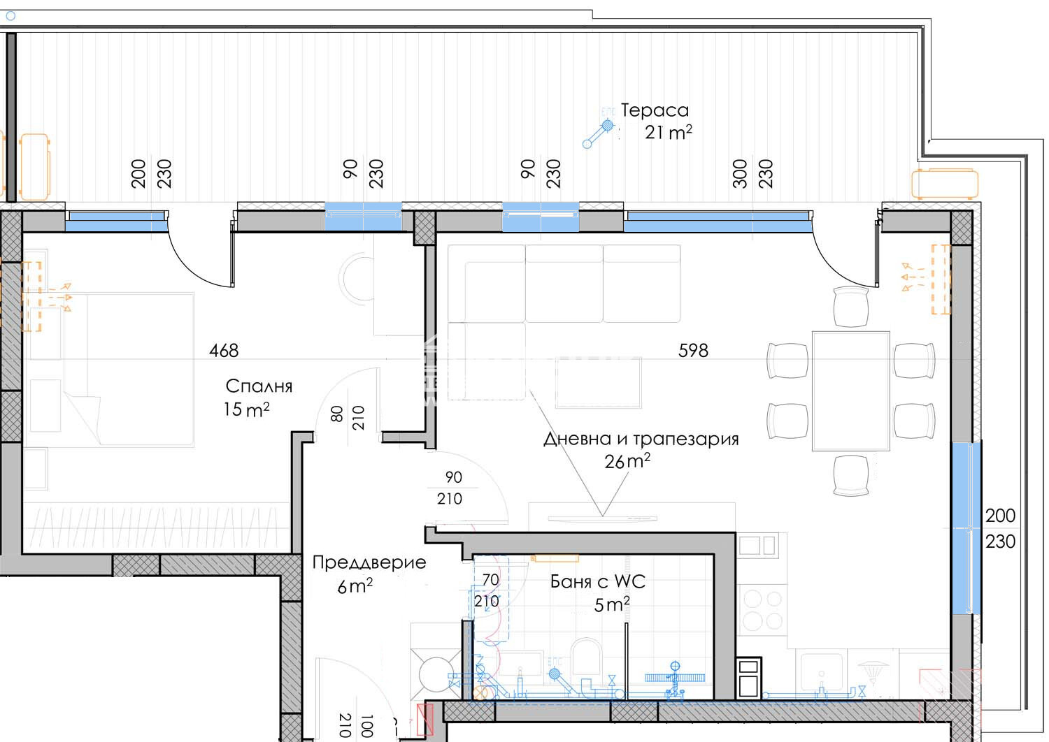 Продава 2-СТАЕН, гр. Пловдив, Западен, снимка 2 - Апартаменти - 49953451