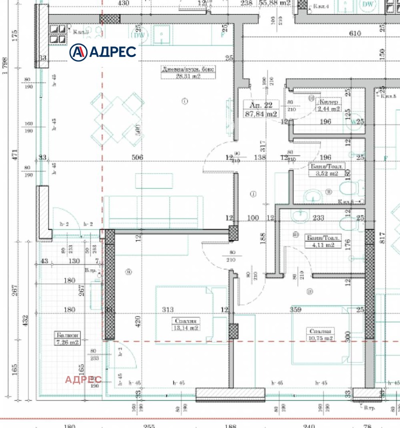 Продава 3-СТАЕН, гр. Варна, Левски 1, снимка 3 - Aпартаменти - 47350268