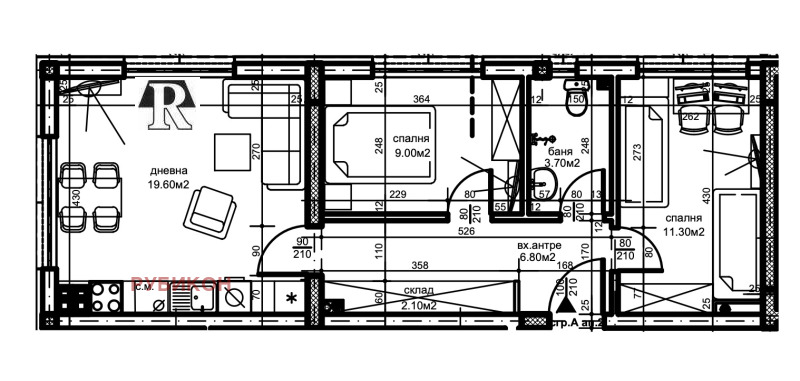 Продава 3-СТАЕН, гр. Пловдив, Христо Смирненски, снимка 3 - Aпартаменти - 49385241