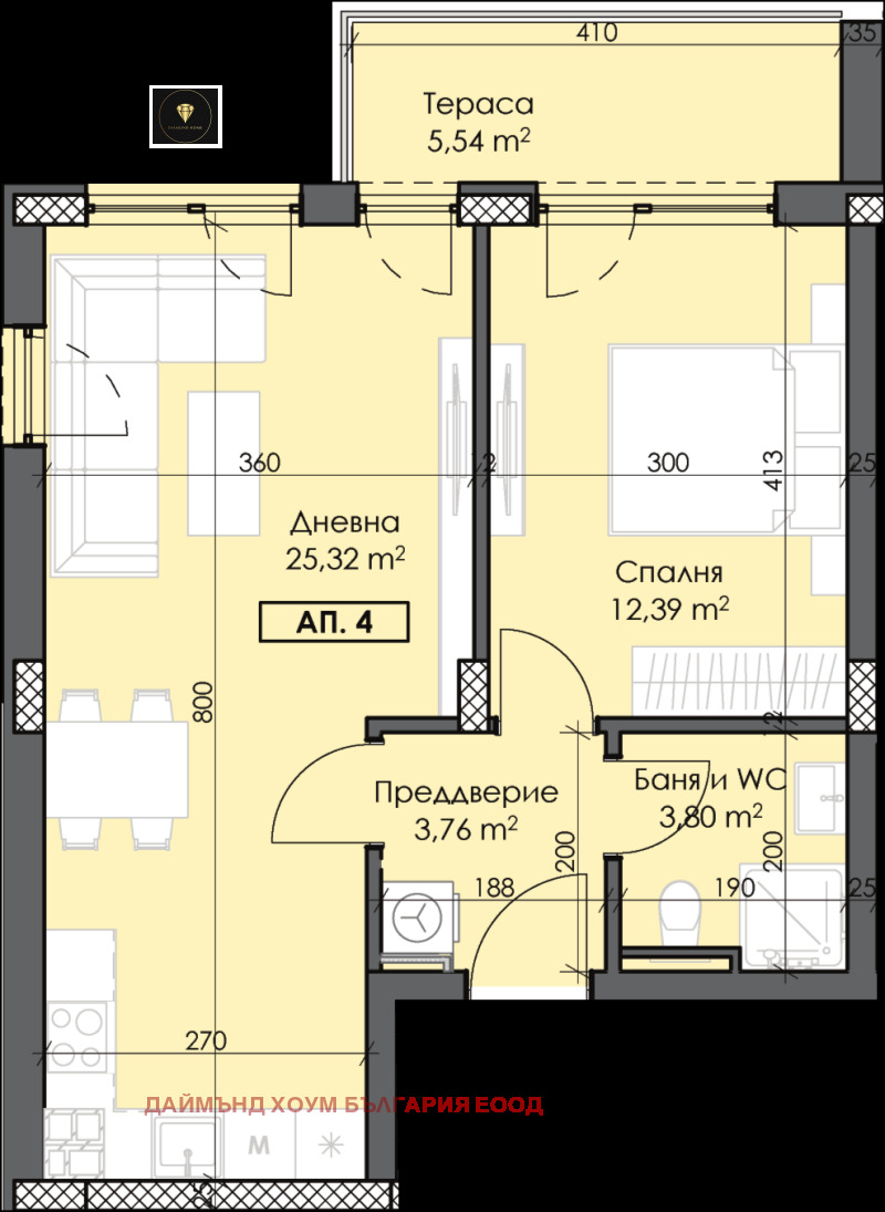 À venda  1 quarto Plovdiv , Trakiia , 73 m² | 94418200 - imagem [2]