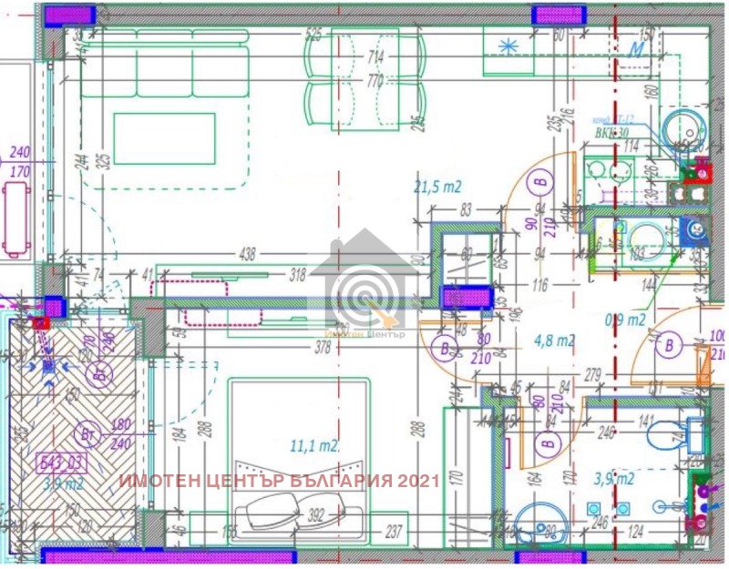 Продава 2-СТАЕН, гр. София, Малинова долина, снимка 2 - Апартаменти - 52885124