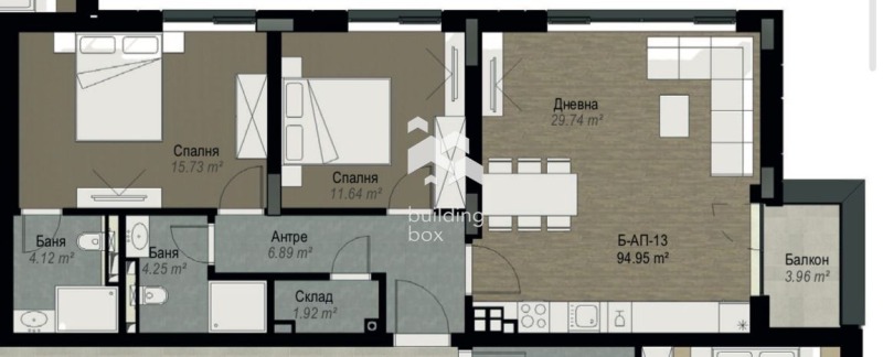 À vendre  2 chambres Sofia , Vitocha , 112 m² | 10569394 - image [7]