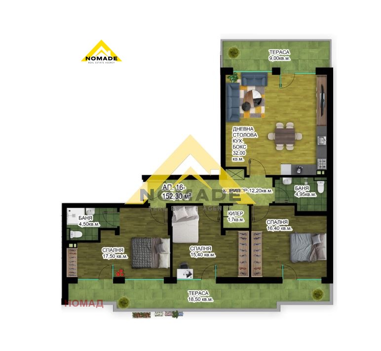 Продава МНОГОСТАЕН, гр. Пловдив, Отдих и култура, снимка 6 - Апартаменти - 52414048