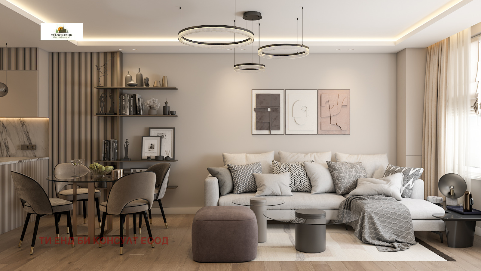 Продава 3-СТАЕН, гр. София, Кръстова вада, снимка 3 - Апартаменти - 56388887