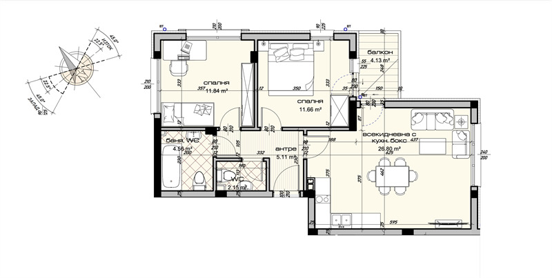 Продава  3-стаен град Варна , Виница , 97 кв.м | 74724927 - изображение [5]