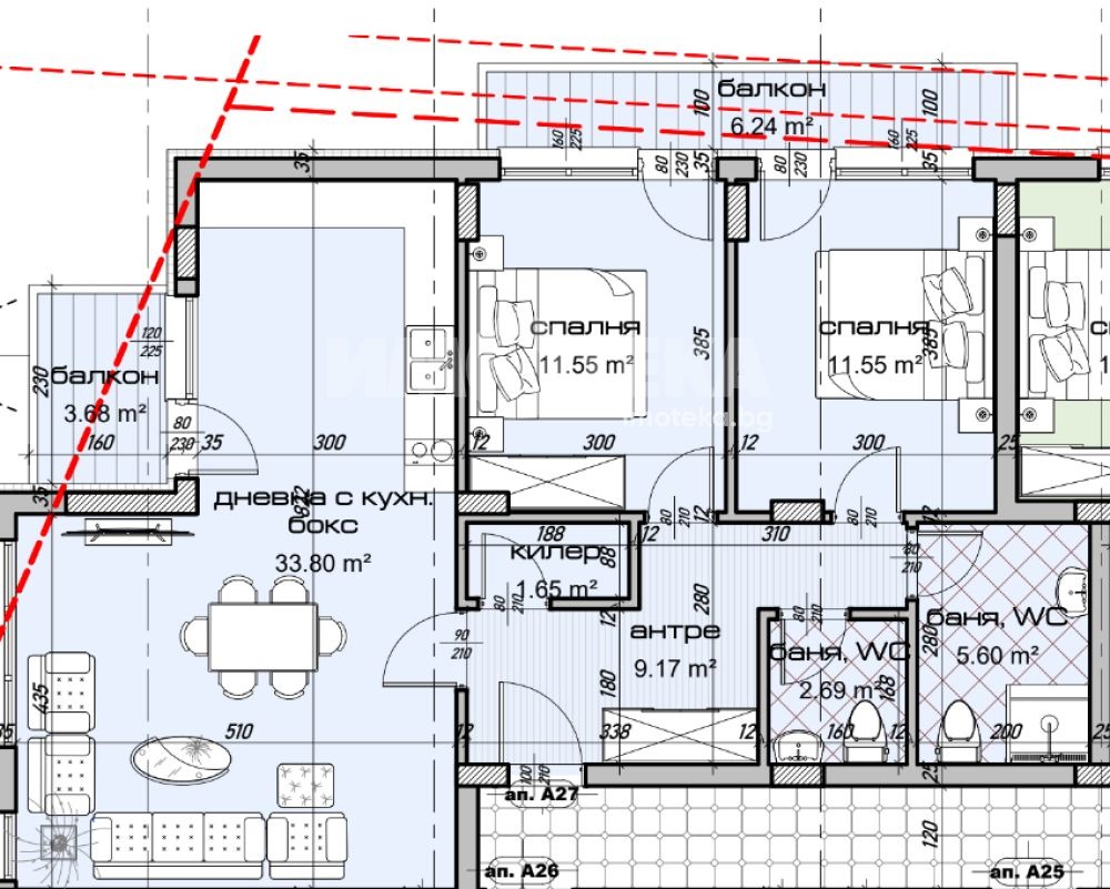 Продава 3-СТАЕН, гр. Варна, Цветен квартал, снимка 3 - Апартаменти - 51178342