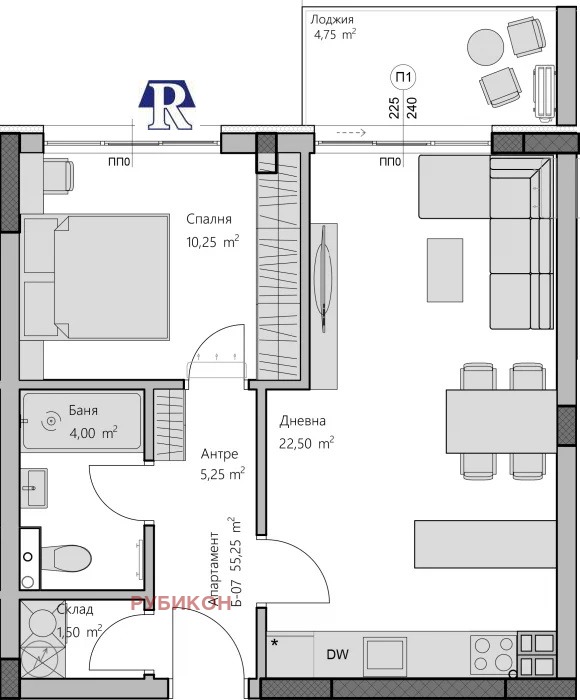 Продава  2-стаен град Пловдив , Христо Смирненски , 65 кв.м | 33013524 - изображение [2]