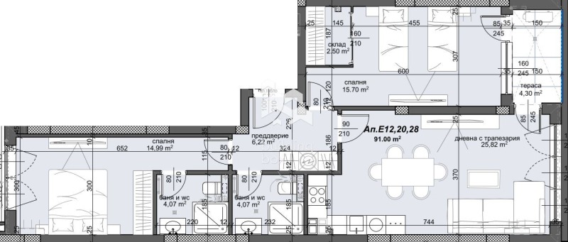 Zu verkaufen  2 Schlafzimmer Plowdiw , Trakija , 108 qm | 45559206 - Bild [2]