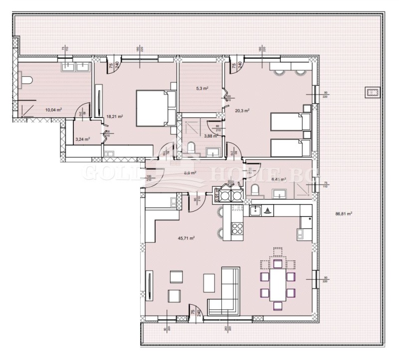 Продава 3-СТАЕН, гр. Пловдив, Беломорски, снимка 5 - Aпартаменти - 46903656