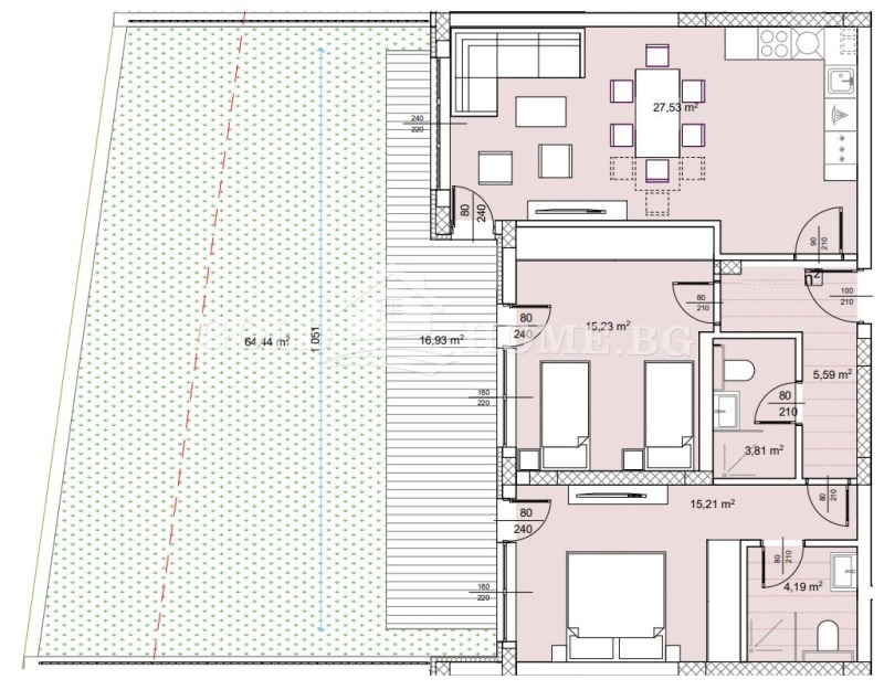 Zu verkaufen  2 Schlafzimmer Plowdiw , Belomorski , 176 qm | 22270172 - Bild [3]