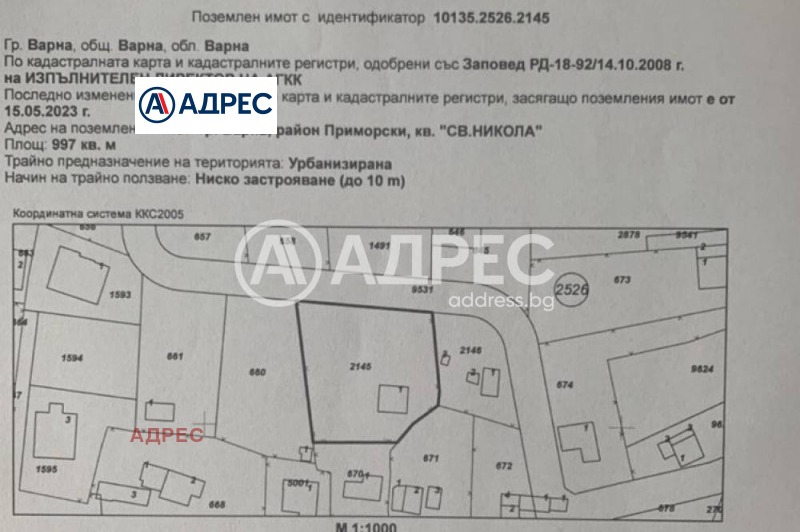 Te koop  Verhaallijn Varna , Sveti Nikola , 1661 m² | 39691339