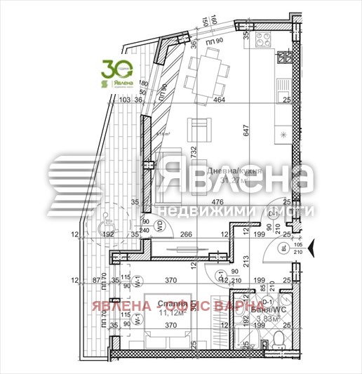 Продава 2-СТАЕН, гр. Варна, Левски 1, снимка 2 - Aпартаменти - 49173435