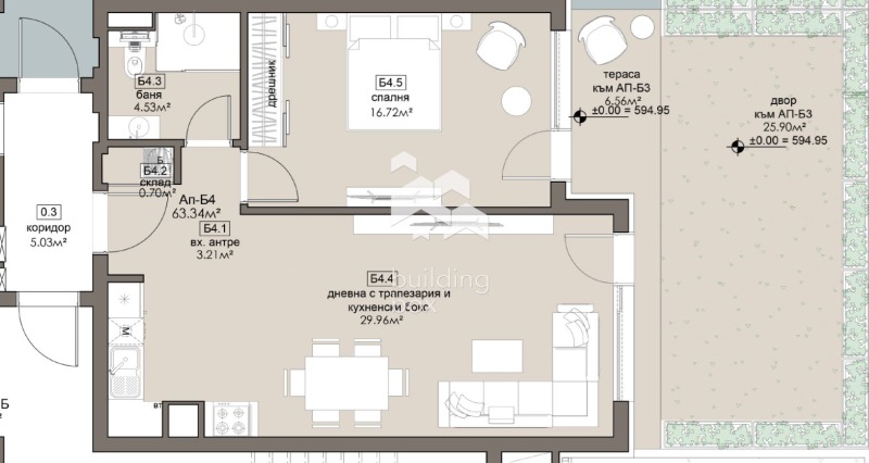Eladó  1 hálószoba Sofia , Ljulin 5 , 72 négyzetméter | 41256670 - kép [4]