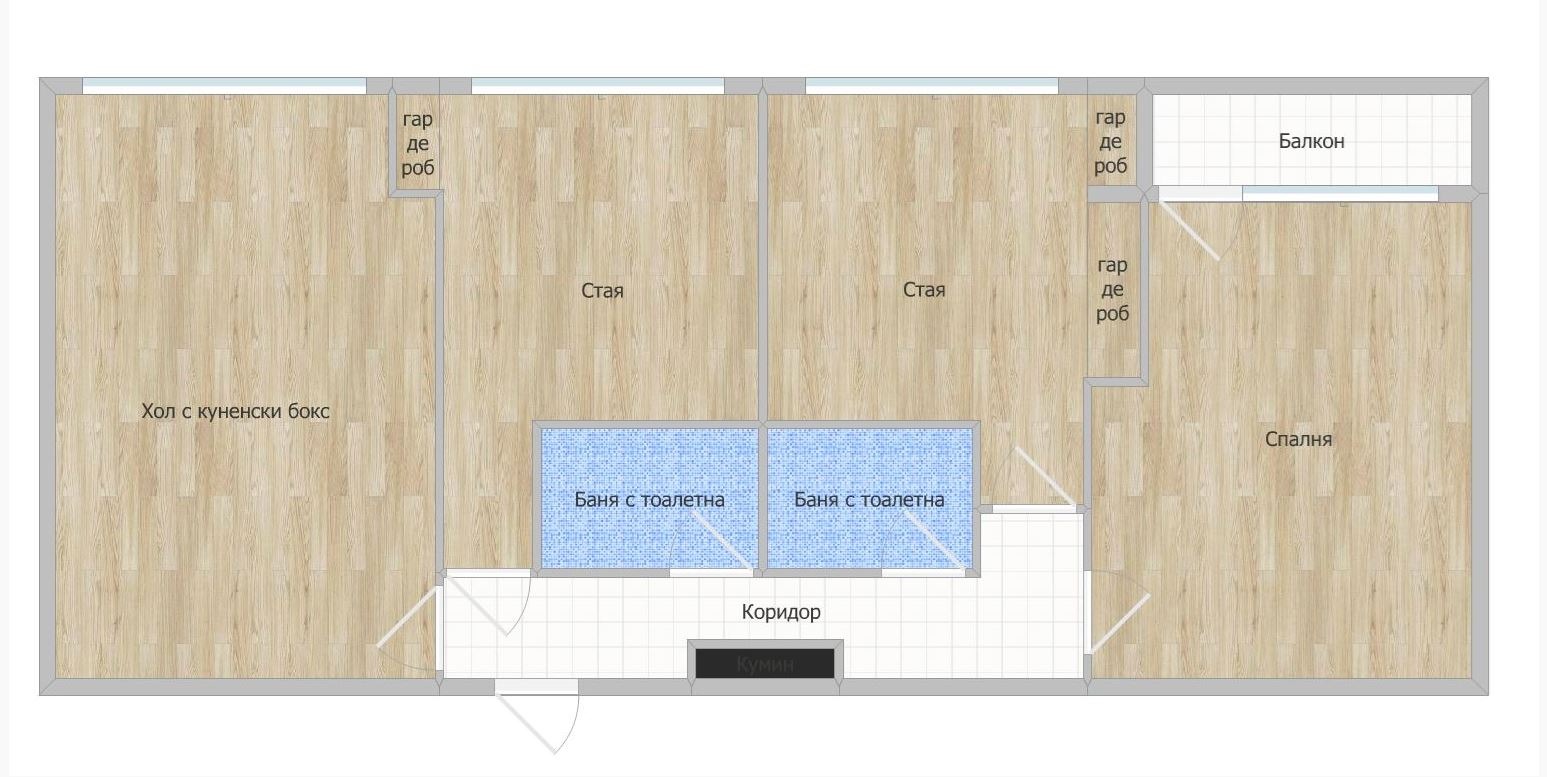 Продава 4-СТАЕН, гр. София, Докторски паметник, снимка 17 - Апартаменти - 53707342