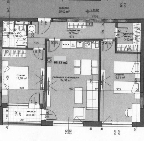 Eladó  2 hálószobás Plovdiv , Trakija , 100 négyzetméter | 23159661 - kép [2]