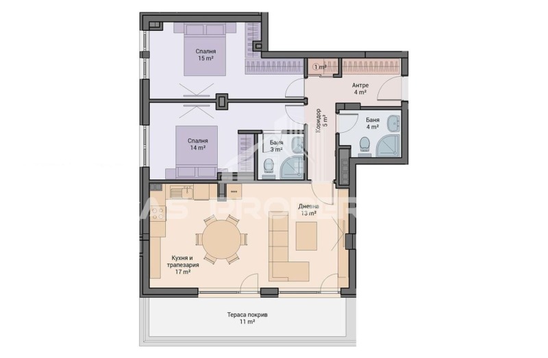 Продава  3-стаен град София , Люлин 6 , 125 кв.м | 10552135 - изображение [2]