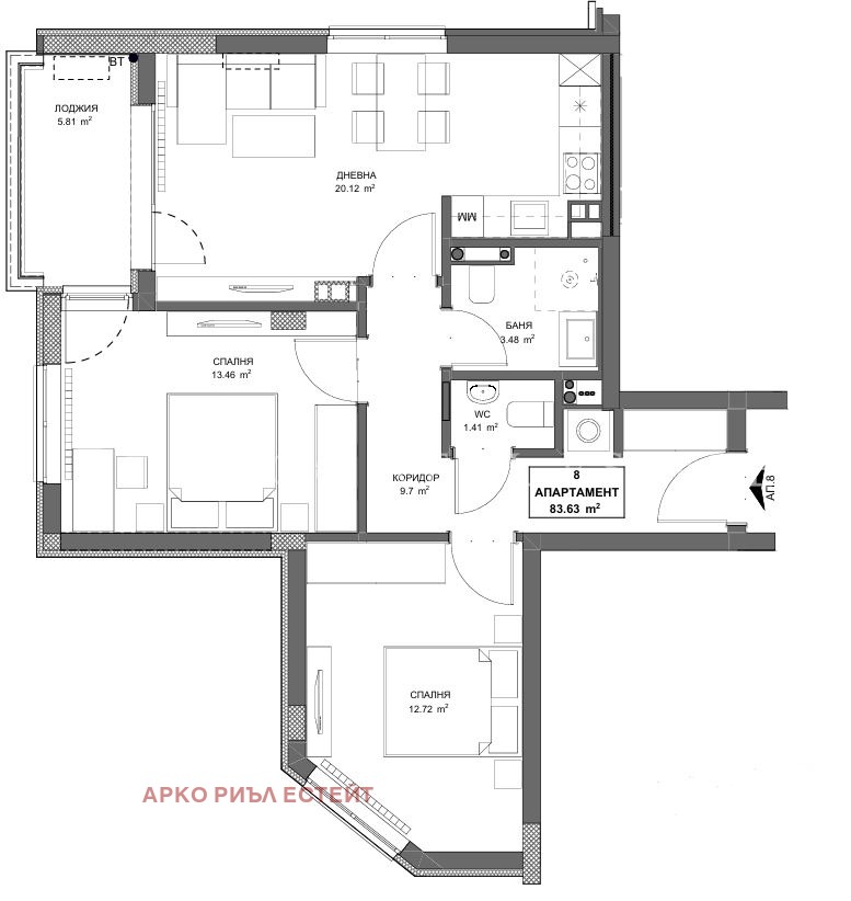 Продава 3-СТАЕН, гр. София, Обеля 2