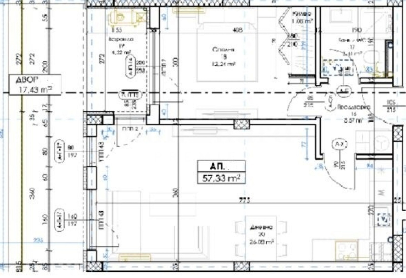Продава 2-СТАЕН, гр. Пловдив, Беломорски, снимка 2 - Апартаменти - 55949101