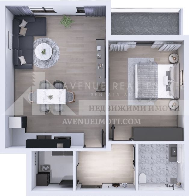 À venda  1 quarto Plovdiv , Iujen , 96 m² | 53354895 - imagem [2]