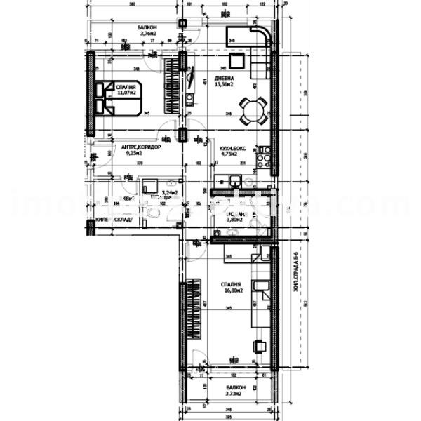 In vendita  2 camere da letto Plovdiv , Trakiia , 112 mq | 46558622