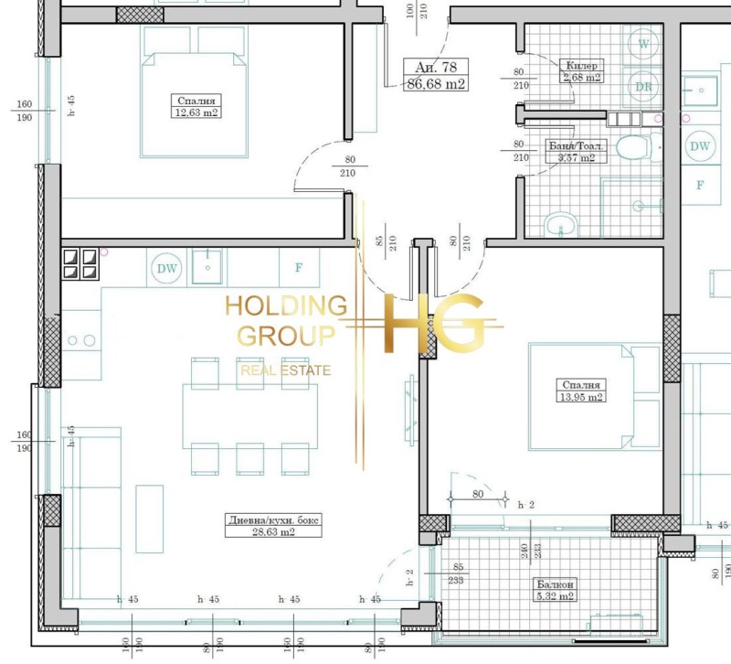 Продава  3-стаен град Варна , Гранд Мол , 98 кв.м | 98407912 - изображение [5]