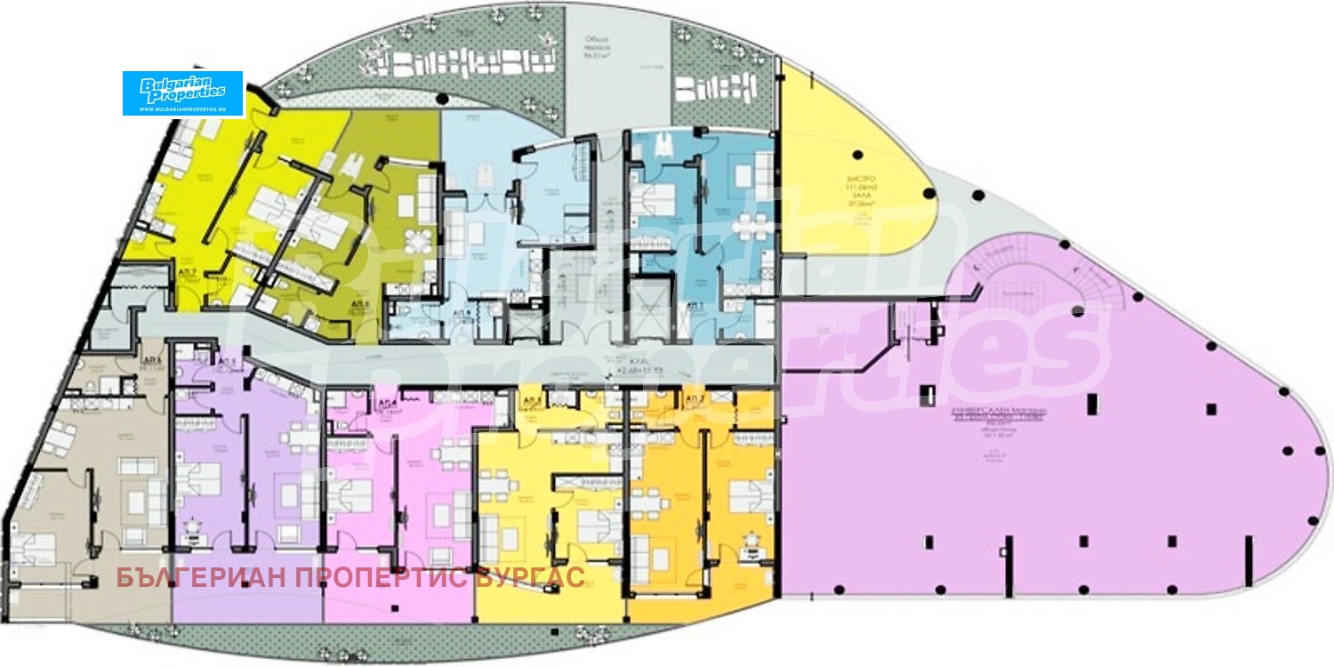 Продава 2-СТАЕН, гр. Бургас, Братя Миладинови, снимка 2 - Апартаменти - 54372151