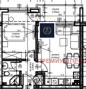 Продава  2-стаен град Пловдив , Беломорски , 58 кв.м | 39208334 - изображение [3]