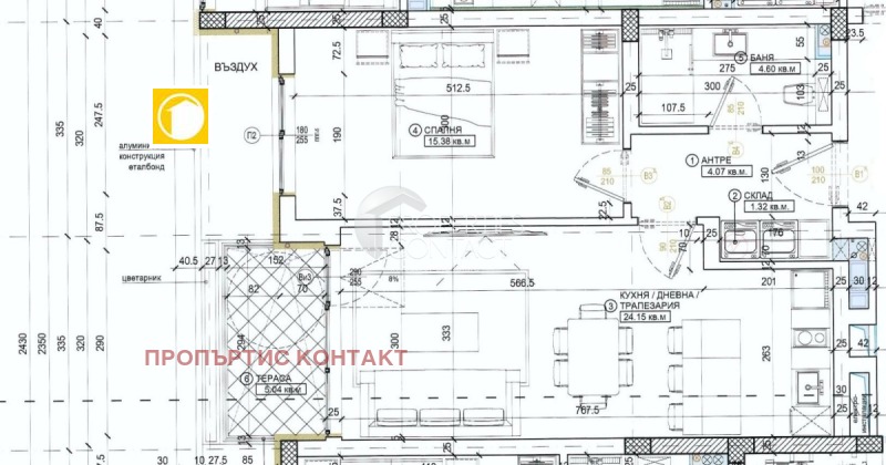 Продава 2-СТАЕН, гр. Бургас, Изгрев, снимка 3 - Апартаменти - 53600125