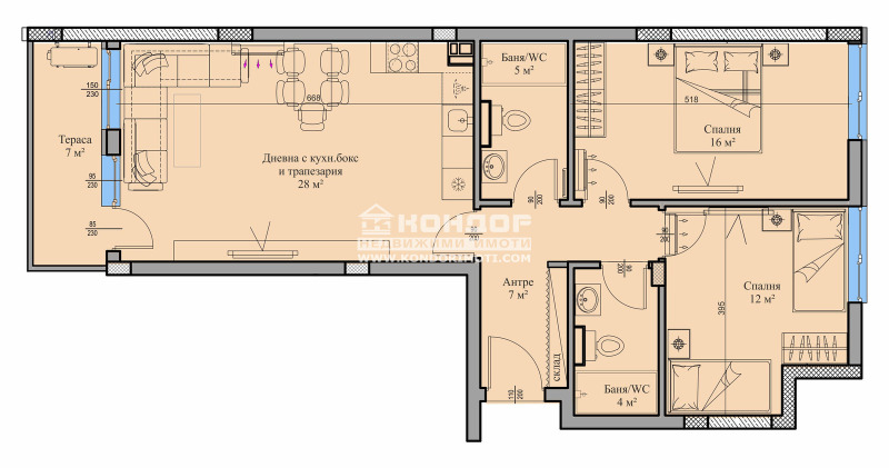 Продава 3-СТАЕН, гр. Пловдив, Въстанически, снимка 4 - Aпартаменти - 41465656