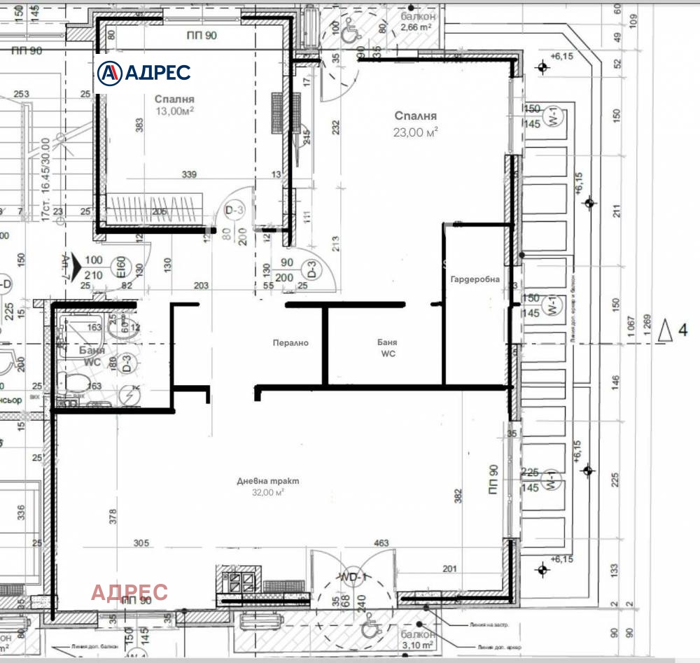 Продава 3-СТАЕН, гр. Варна, Централна поща, снимка 2 - Апартаменти - 54820350