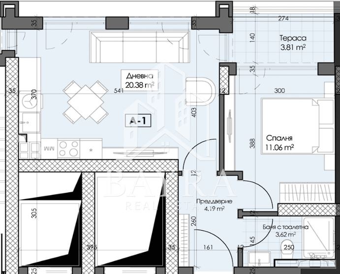 Na prodej  1 ložnice Plovdiv , Karšijaka , 67 m2 | 44069763 - obraz [3]