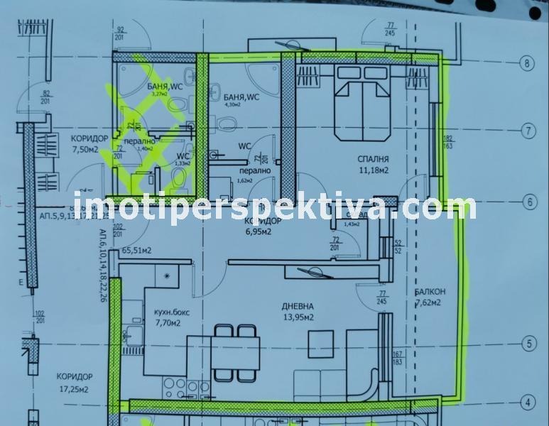 À venda  1 quarto Plovdiv , Trakiia , 79 m² | 25600179 - imagem [8]