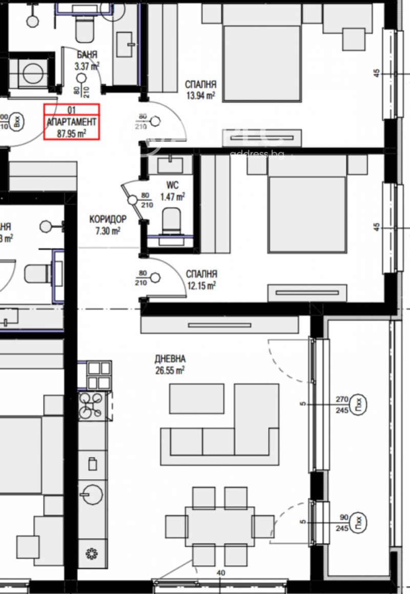 Продава 3-СТАЕН, гр. София, Овча купел 2, снимка 3 - Апартаменти - 52391953
