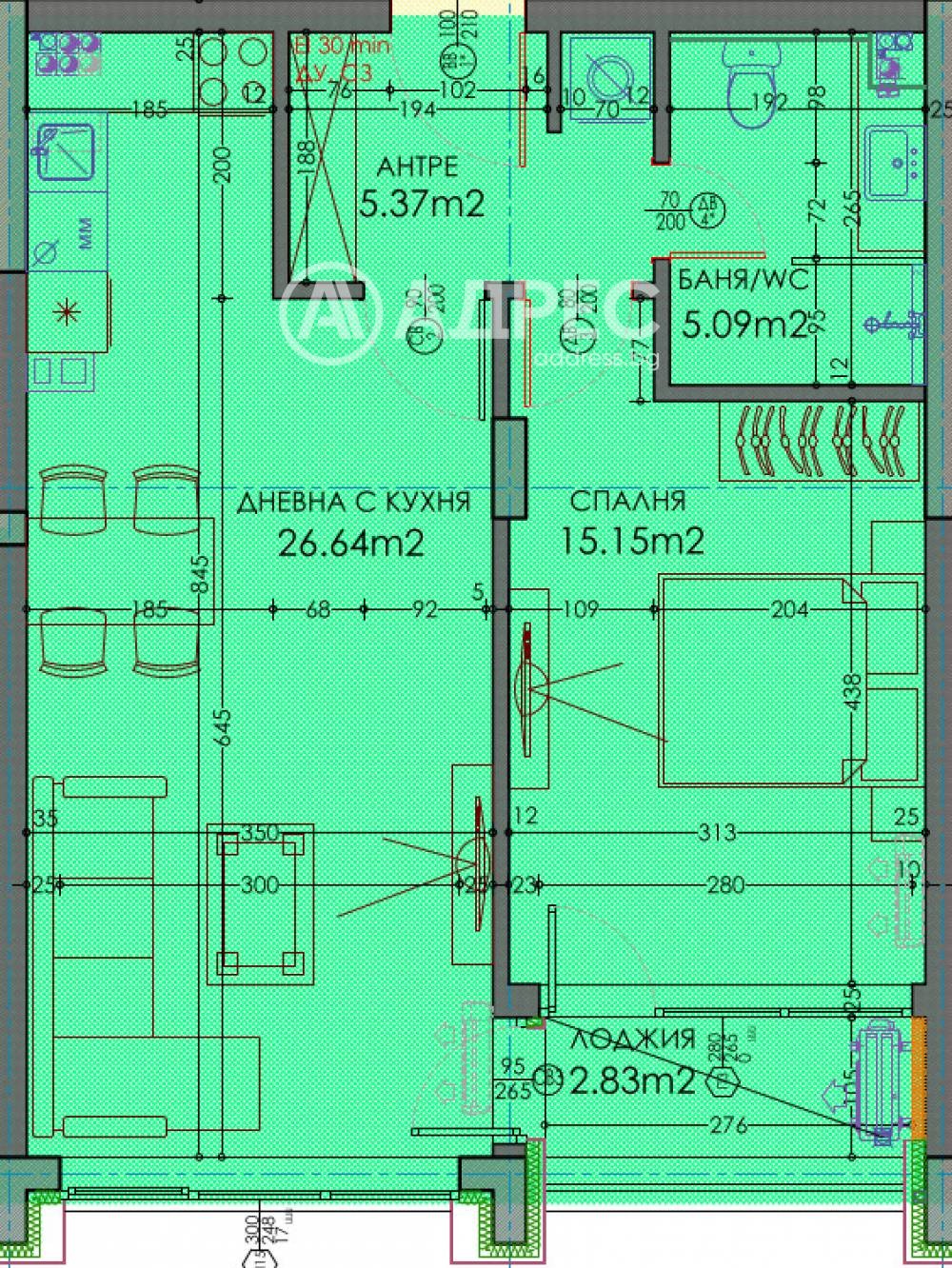 Продава 2-СТАЕН, гр. Пловдив, Тракия, снимка 3 - Апартаменти - 55517376